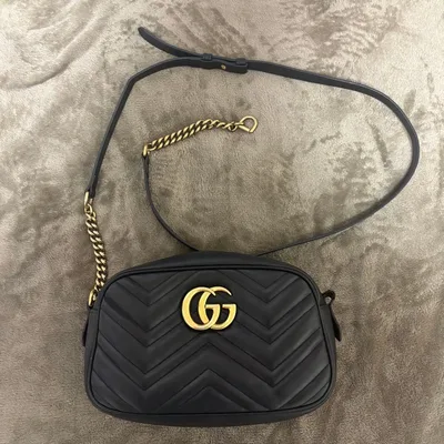 ⭐︎値下げしました⭐︎GUCCI GGマーモント ショルダーバッグ ブラック