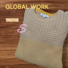 美品✩GLOBAL WORK ニット メンズ【S】グローバルワーク