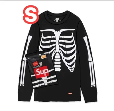 Supreme Hanes Thermal Crew S
