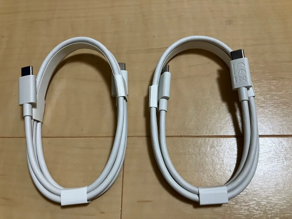 USB-C to USB-C 充電ケーブル 2本セット