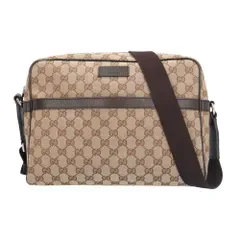 グッチ ショルダーバッグ GUCCI GGキャンバス ショルダーバッグ GGキャンバス 449173 ブラウン メンズ GUCCI 中古 グッチ