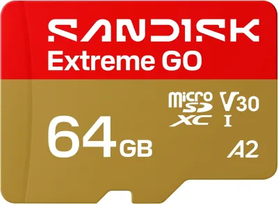 【SanDisk】 サンディスク microSDカード 64GB Extreme GO microSDXC UHS-I U3 V30 A2 最大170MB/s 4K対応 ドローン アクションカメラ Nintendo Switch