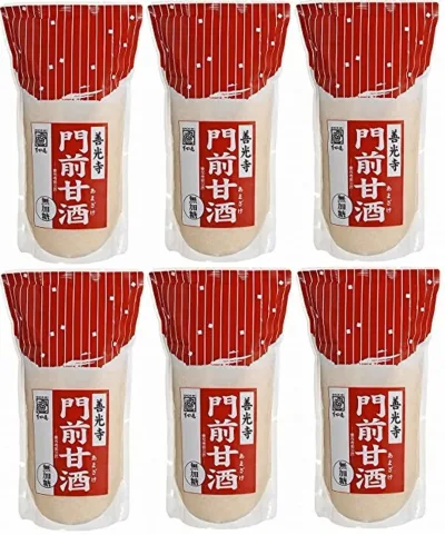 (6袋セット)酢屋亀 善光寺門前甘酒 濃縮タイプ 300g袋 無加糖ノンアルコール 糀づくり×6(AT)(代引不可)(沖縄・離島への発送は不可)