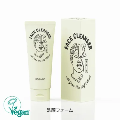【期限間近のため・50%off】DEVONINE フェイスクレンザー | メンズコスメ 男性化粧品 韓国 発 フェイスウォッシュ 洗顔フォーム 毛穴 低刺激 つっぱらない 敏感肌 乾燥肌 脂性肌 ティートゥリー ティーツリー 父の日