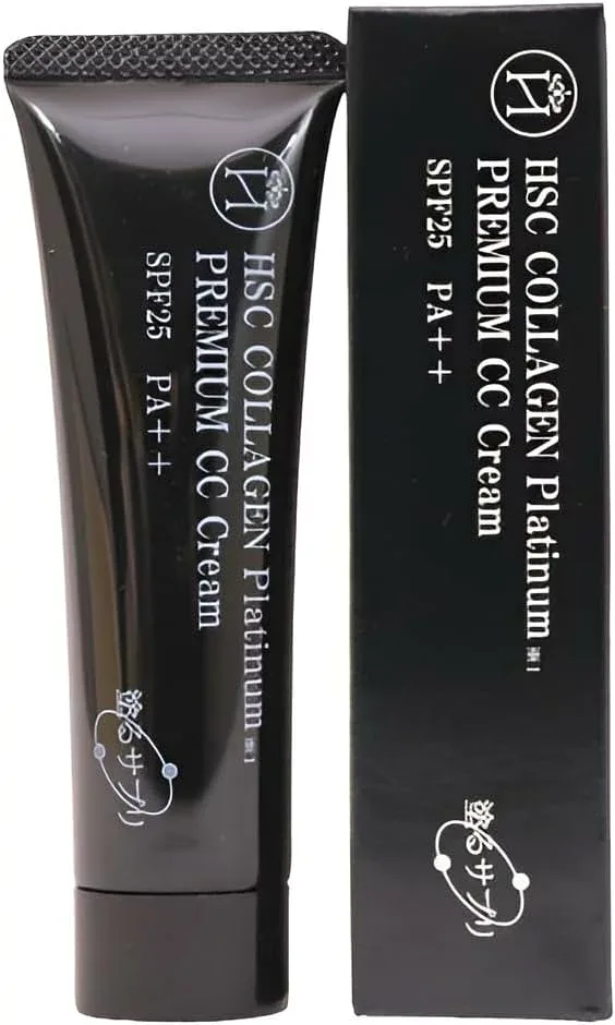 HSC 塗るサプリ プレミアム CCクリーム 30g ヒト幹細胞培養液 配合 HSC COLLAGEN SPF50+ PA++++ ベースメイク トーンアップ 潤い 日焼け止め 美容液成分 コスメ 化粧品 送料無料