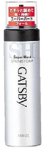 《セット販売》 マンダム ギャツビー スタイリングフォーム スーパーハード (185g)×3個セット メンズヘアフォーム