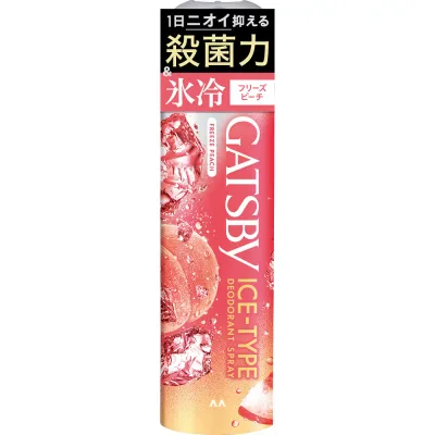 ギャツビー アイスデオドラントスプレー フリーズピーチ 135g