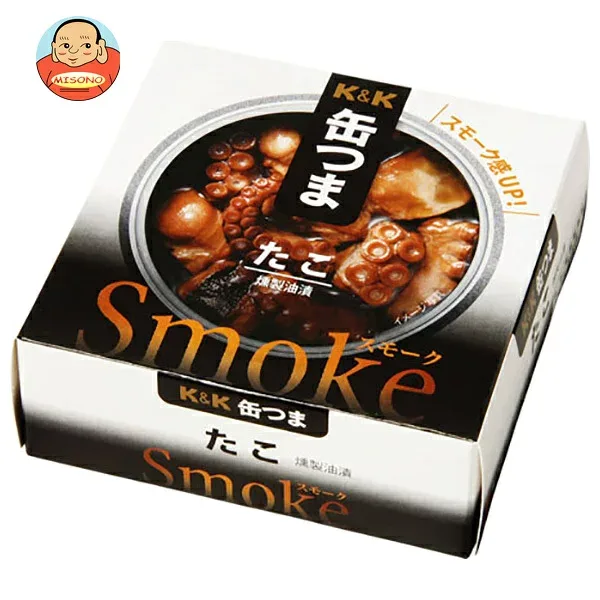 【送料無料・メーカー/問屋直送品・代引不可】国分 K&K 缶つまスモーク たこ P4号缶 50g×6個入| おつまみ 缶詰
