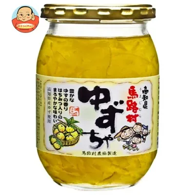 加藤美蜂園 日本ゆずレモン 馬路村ゆずちゃ 420g×12個入| 送料無料 ゆず茶 柚子 蜂蜜 れもん