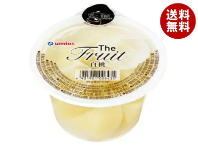 Umios The Fruit(ザ フルーツ)白桃 220g×24(6×4)個入| 送料無料 お菓子 ゼリー デザート 桃