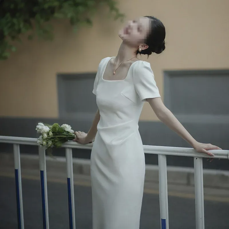 ウェディングドレス 半袖 花嫁 フォトウェディング 二次会 wedding dress 前撮り 海外挙式 イベント用ウエディング 後撮り ブライダル マーメイドドレス 写真に最適 ウエディングドレス ブライダル ロングドレス 結婚式 小さい 大きい 披露宴 演奏会 オーダーメイド