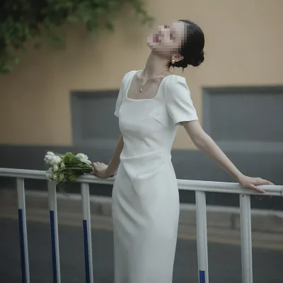 ウェディングドレス 半袖 花嫁 フォトウェディング 二次会 wedding dress 前撮り 海外挙式 イベント用ウエディング 後撮り ブライダル マーメイドドレス 写真に最適 ウエディングドレス ブライダル ロングドレス 結婚式 小さい 大きい 披露宴 演奏会 オーダーメイド