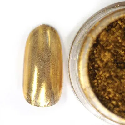ミラーパウダー ゴールド ジェルネイル用 0.6g 鮮やかな金色