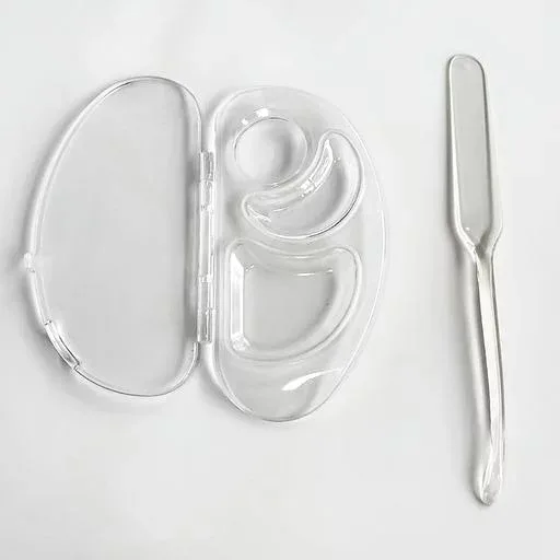 FTmoonie メイクパレット ファンデーションパレット スパチュラ付き ポータブル 化粧ツール 調色カスタマイズ 透明 プロ用 日常用 出勤用