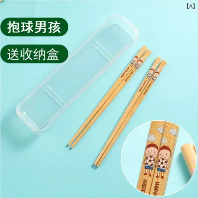 箸 子供用 食器 子供用 箸 2 ~ 9歳 赤ちゃん用 トレーニング 竹製 短い 幼稚園 小学校 携帯用 ボックス