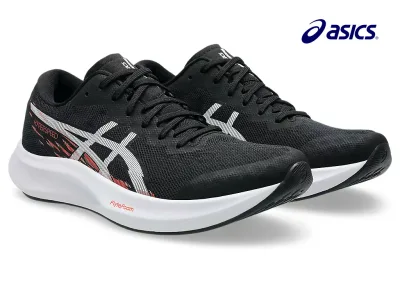 アシックス ランニングシューズ HYPER SPEED 4 1012B677 001 ブラック×ホワイト 送料無料