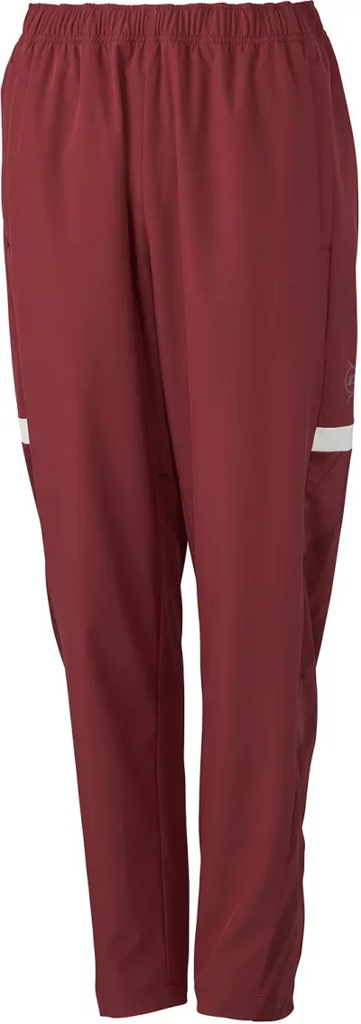 ダンロップ テニス パンツ ウインドウェア WIND PANTS DAW-4590 715 バーガンディ ユニセックス