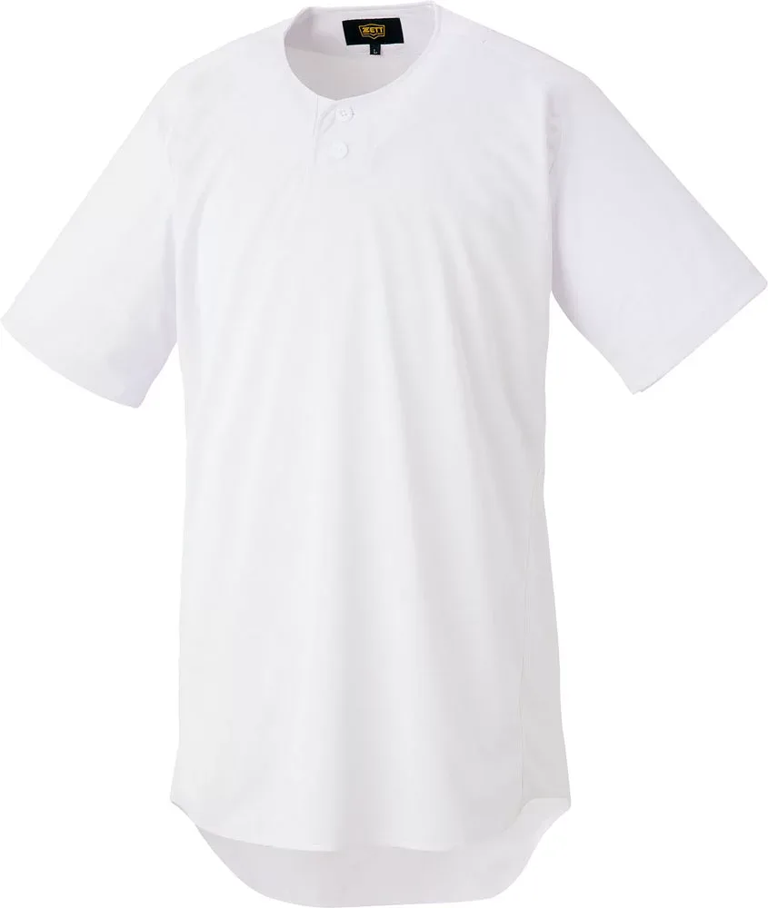ゼット 野球&ソフトボール Tシャツ ビッグシルエット プルオーバーベースボールシャツ BOT721L 1100 ホワイト メンズ