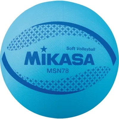 ミカサ バレーボール バレーボール ボール カラーソフトバレーボール 検定球 MSN78BL ブルー ユニセックス