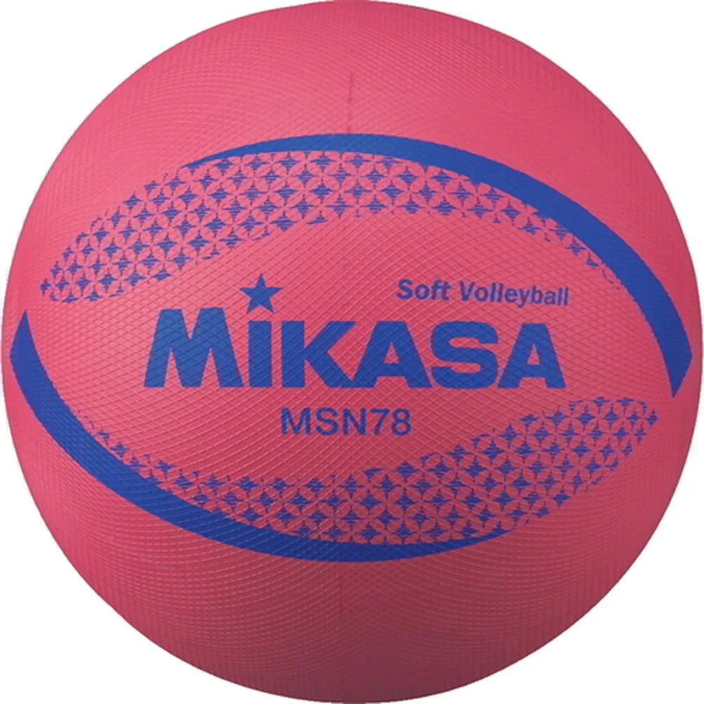 ミカサ バレーボール バレーボール ボール カラーソフトバレーボール 検定球 MSN78R レッド ユニセックス