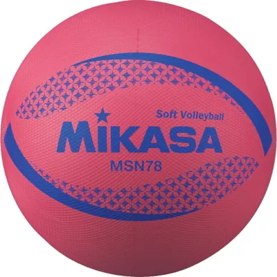 ミカサ バレーボール バレーボール ボール カラーソフトバレーボール 検定球 MSN78R レッド ユニセックス