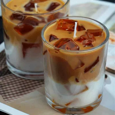 アロマキャンドル 香り付き 紅茶 コーヒー 本物そっくり リアル 完成品 インスタ映え おしゃれ かわいい インテリア 雑貨 癒し グッズ ギフト プレ