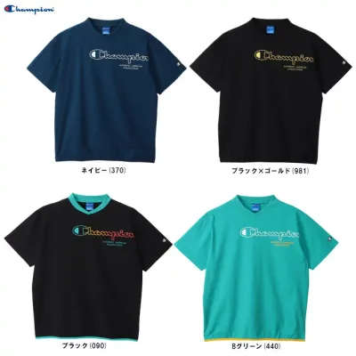 ◆メール便対応商品◆Champion(チャンピオン)ショートスリーブシャツ(C3BVC25)(バレーボール/スポーツ/トレーニング/ランニング/フィットネス/半袖/ウェア/吸汗速乾/男女兼用/ユニセックス)