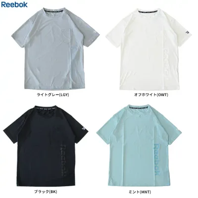 ◆メール便対応商品◆Reebok(リーボック)アクア 半袖Tシャツ(426775)(スポーツ/トレーニング/フィットネス/ランニング/半袖/トップス/水泳/プール/スイミング/水陸両用/男性用/メンズ)