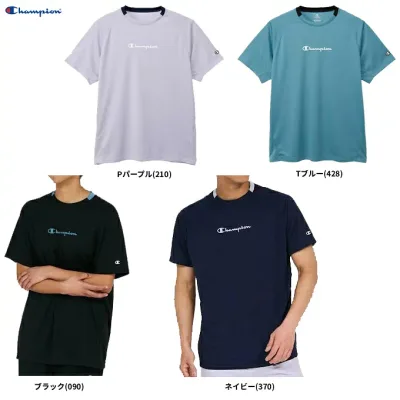 ◆メール便対応商品◆Champion(チャンピオン)ショートスリーブTシャツ(C3EV325)(バレーボール/スポーツ/トレーニング/ランニング/フィットネス/半袖/ウェア/吸汗速乾/男女兼用/ユニセックス)