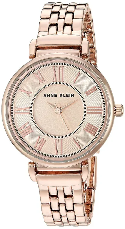 アンクライン Anne Klein 女性用 腕時計 レディース ウォッチ ローズゴールド AK/2158RGRG 女性らしいデザイン かわいい 【並行輸入品】
