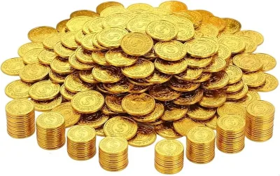 ゴールドコイン レプリカ 大容量 金貨 コレクション 小道具 500枚セット (ゴールド)