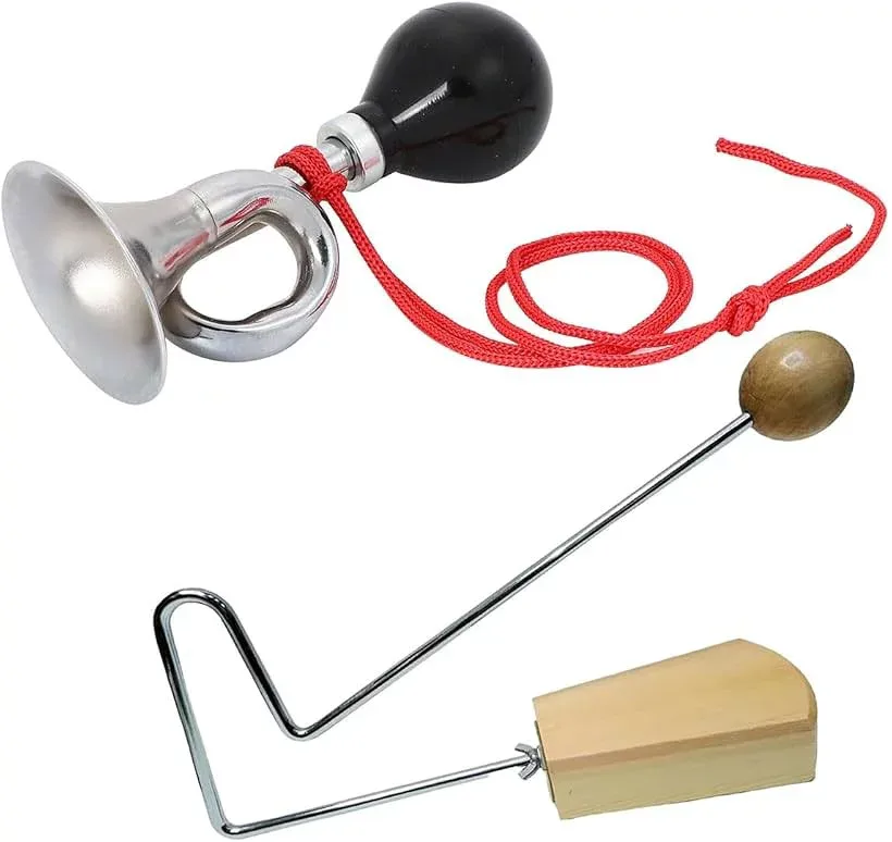 ビブラスラップ+パフパフラッパセット 楽器 打楽器 パーカッション おもちゃ