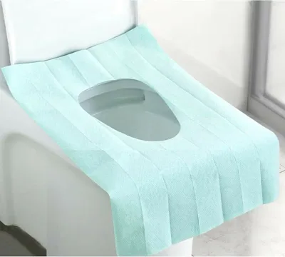 使い捨て トイレ 便座シート 携帯 防災 便利グッズ 便座カバー 子供 介護 トイレシート (グリーン50枚, 40x60cm)