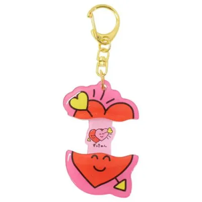キーリング おえかきさん びっくりキーホルダー らぶさん オクタニ アクキー アクリルキーホルダー メール便可 マシュマロポップ