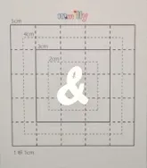 【スワロフスキー27個付イニシャルシール】(ドコモ スマホ&デコ電・ケース・カバー)記号SV(大)&-2