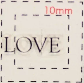 名前 ネイルシール【アルファベット・イニシャル】デザイン( LOVE 大文字)1シート6枚入 名前 ネイルシール ネイル シール ハンドメイド ネイルアート アート ネイルパーツ パーツ 材料 サロン ネイルサロン 卸 卸売り イニシャル アルファベット