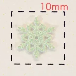 雪の結晶【3Dネイルシール】グリーン グラデーション(7)/1シート9枚入 ハンドメイド アクセサリー パーツ スノー クリスマス christmas シール 雪 結晶 アート 冬 ウインター ネイル シール ネイルシール 雪の結晶 スノーフレーク 材料 素材