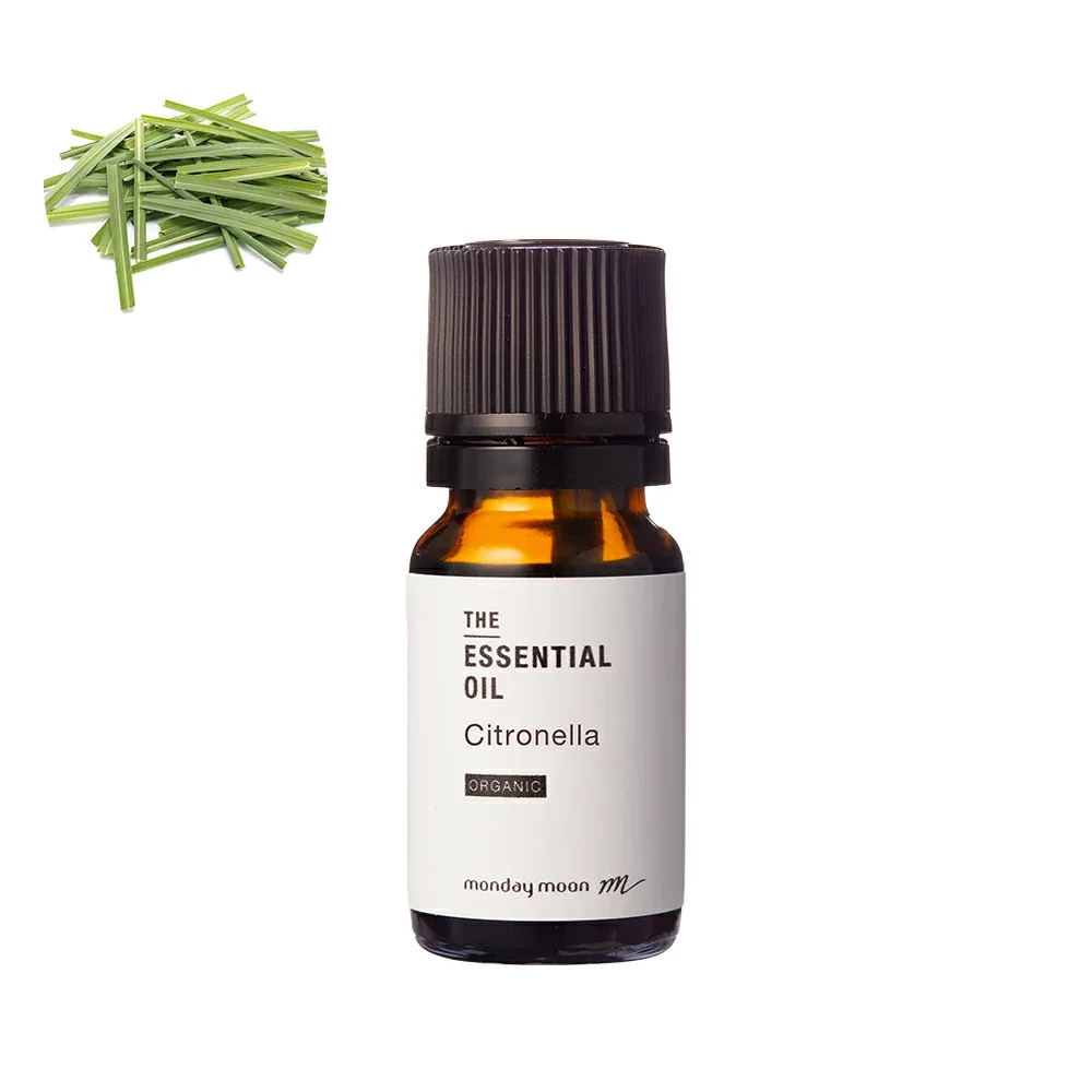 シトロネラ・エッセンシャルオイル・オーガニック/10ml 植物性ピュア 直輸入 高品質 エッセンシャルオイル アロマ 手作り コスメ 化粧品 手作り石鹸 石けん 原料 材料 素材 植物性