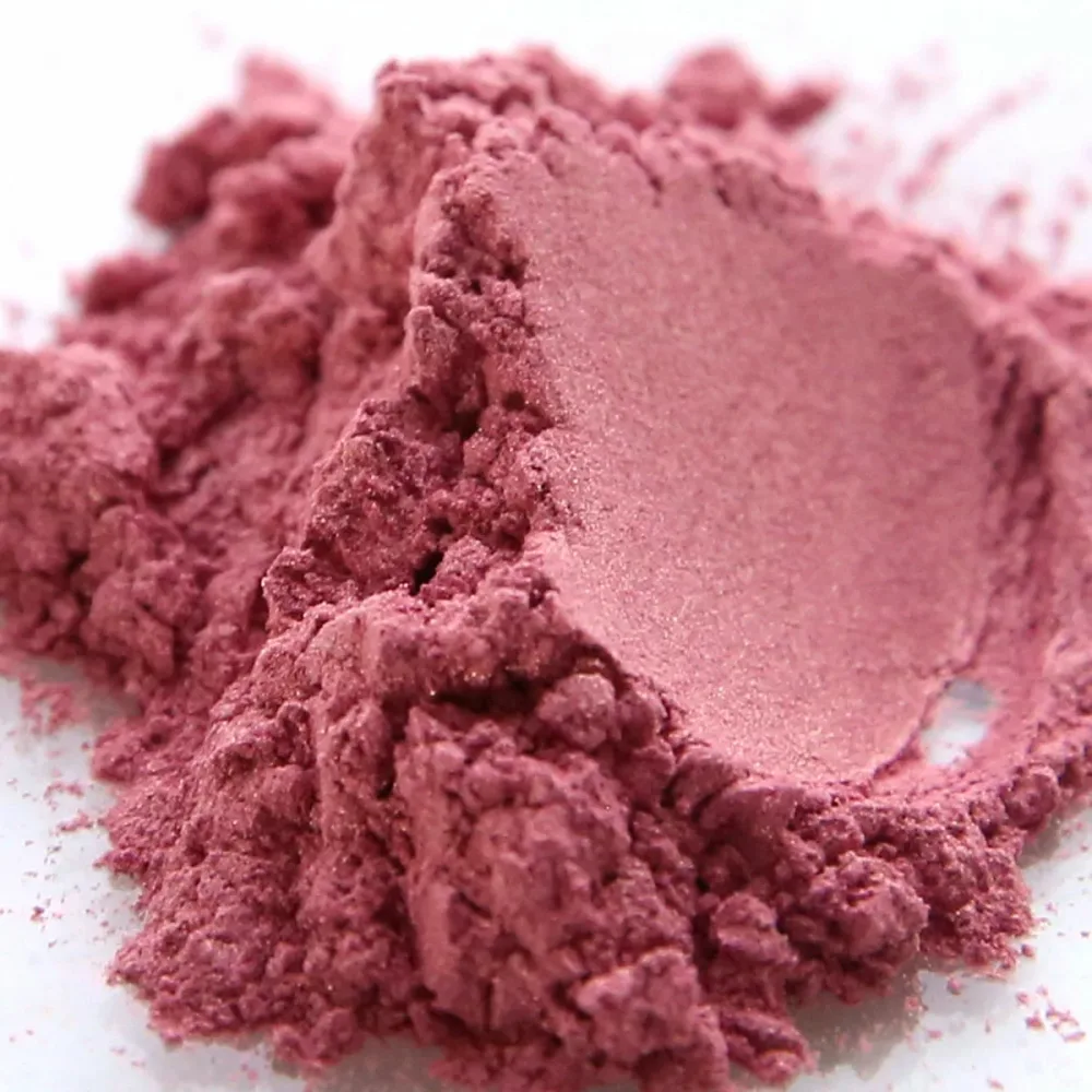 【今だけP10倍】ローズピンク・パールカラー・マイカ/25g 手作り コスメ 石鹸 口紅 グロス リップ チーク アイシャドウ ピグメント ハンドメイド 色付け ラメ パウダー ネイル レジン