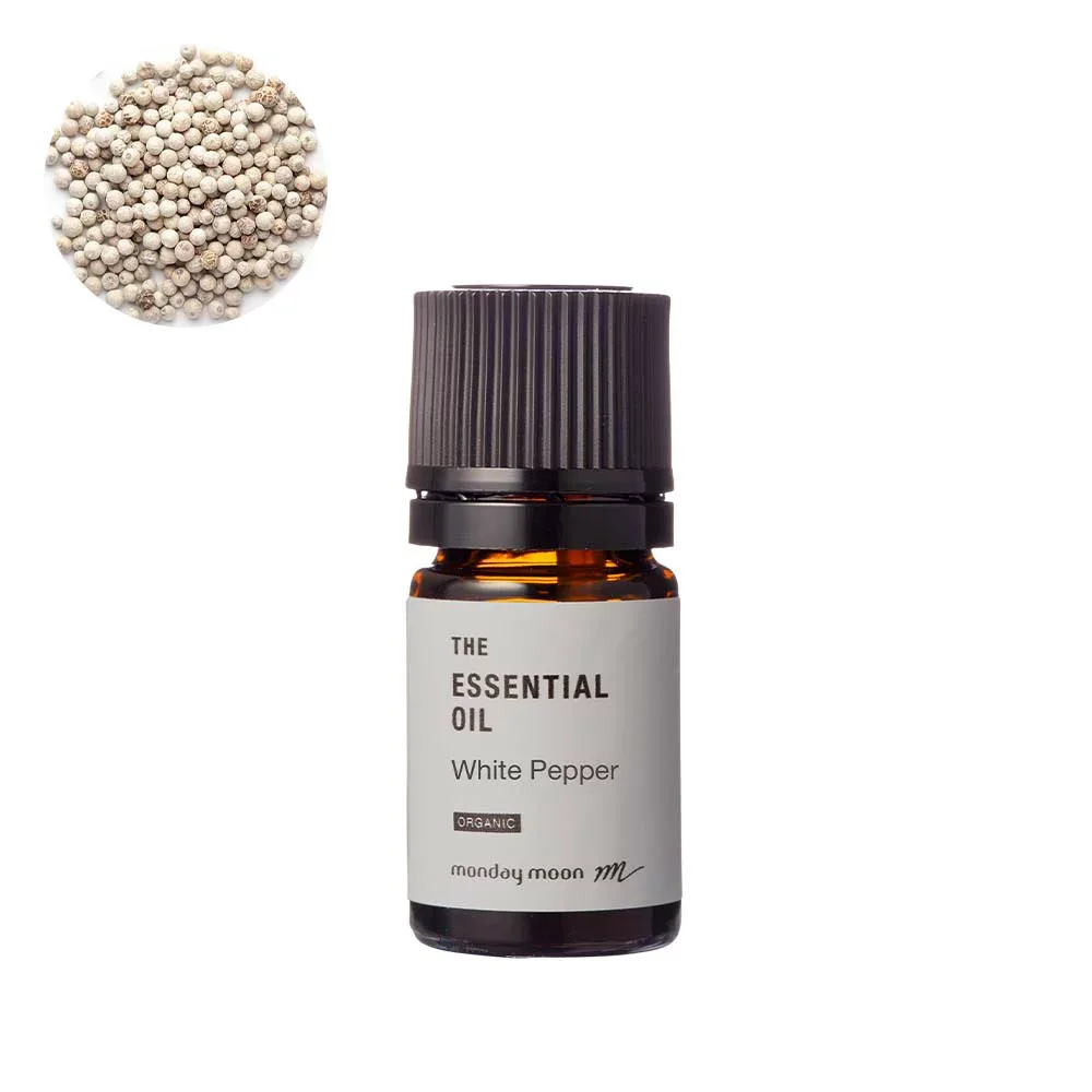 ホワイトペッパー・エッセンシャルオイル・オーガニック/1ml(有機栽培・Organic) 100% 無添加 植物性 天然 精油 アロマ お試し トライアル テスター ミニボトル