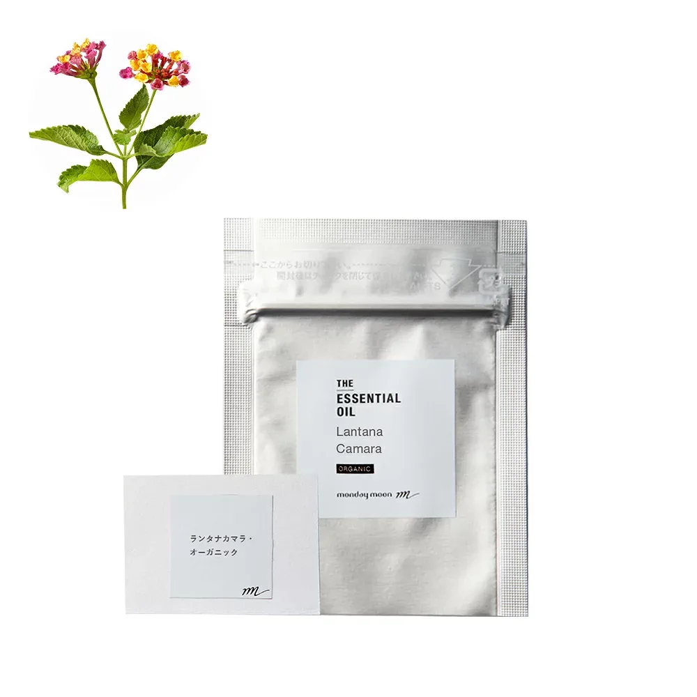 ランタナカマラ・エッセンシャルオイル・オーガニック/テスター(・有機栽培・・Organic) 100% ピュア 天然 植物 無添加 精油 アロマ オイル 香水 オーデコロン ルームスプレー ルームディフューザー