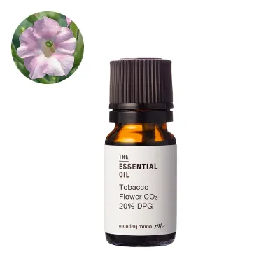 【今だけP10倍】タバコフラワーCO2・エッセンシャルオイル・20%DPG/10ml 100% 植物性 フレグランス 香り 精油 アロマ 香水 調香 フローラル 花 手づくり 手作り コスメ 化粧品 石鹸 石けん 原料 材料 素材 高級 貴重