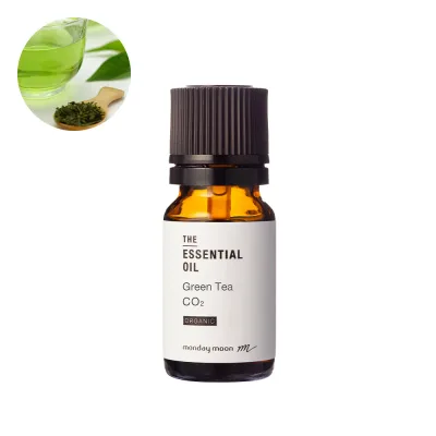 【今だけP10倍】グリーンティーCO2・エッセンシャルオイル・オーガニック/10ml(有機栽培・Organic)天然 植物 無添加 精油 アロマ オイル 香水 オーデコロン ルームスプレー ルームディフューザー 緑茶 グリーンノート フローラル系 調香 フレグランス 香料 和