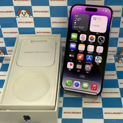 【中古】iPhone14 Pro 128GB ディープパープル MQ0F3J/A 楽天モバイル版SIMフリー