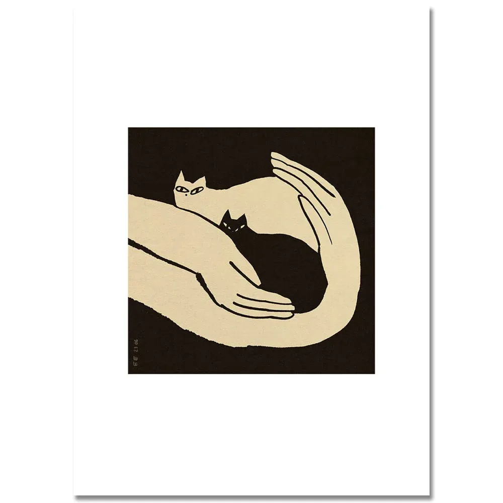 【即納】【在庫あり】THE POSTER CLUB 30x40 Kittens ザ・ポスタークラブ 北欧アートポスター