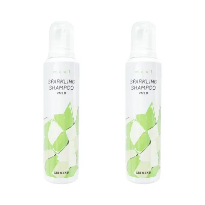 2個セット アリミノ ミント スパークリングシャンプー マイルド 180g 炭酸 シャンプー ARIMINO mint アリミノミント