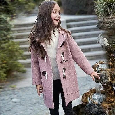 ダッフルコート キッズコート ミドル丈 フード付き 秋冬 ラシャコート 女の子 子供服 ジュニア アウター ジャケット キッズ 中綿コート 防寒