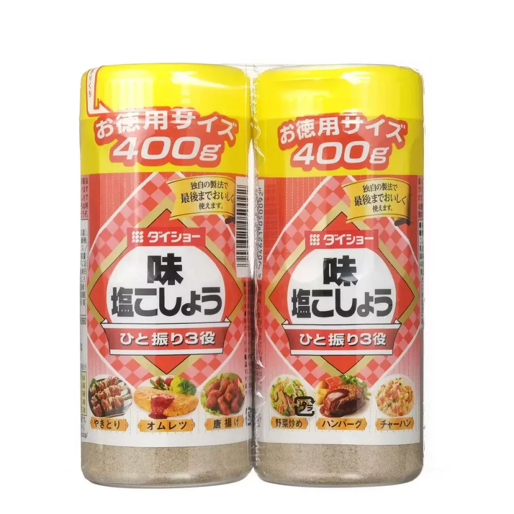【ポイント最大12倍!お買い物マラソン!】ダイショー アジシオコショウ 400g x 2