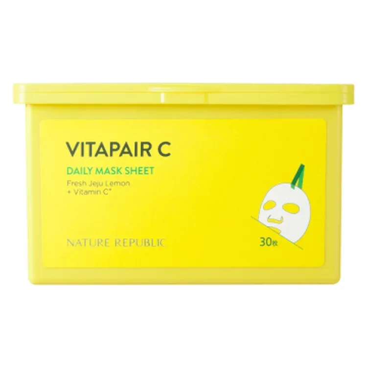ネイチャーリパブリック ビタペアC デイリー シートマスク 30枚 350ml