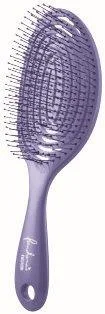 3Dデタングルブラシ らせん パープル【楽天倉庫直送h】 ヘアケア スタイリング ブラシ くし クッション性